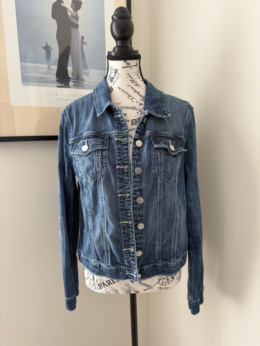 Dynamite Medium Wash Blue Denim Jacket